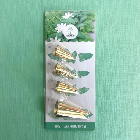 Leaf Piping Tip Set 4 pcs
