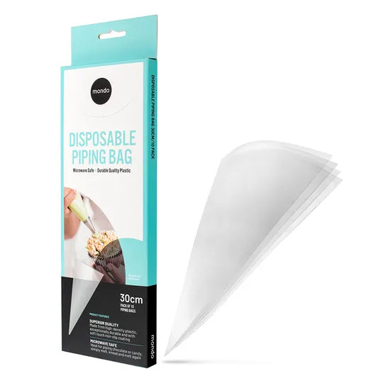 MONDO DISPOSABLE PIPING BAG 10 PACK / 30CM