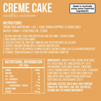 MUFFIN CREME CAKE MIX | 1 KG