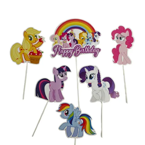 MY LITTLE PONY | TOPPER SET | 7 PC