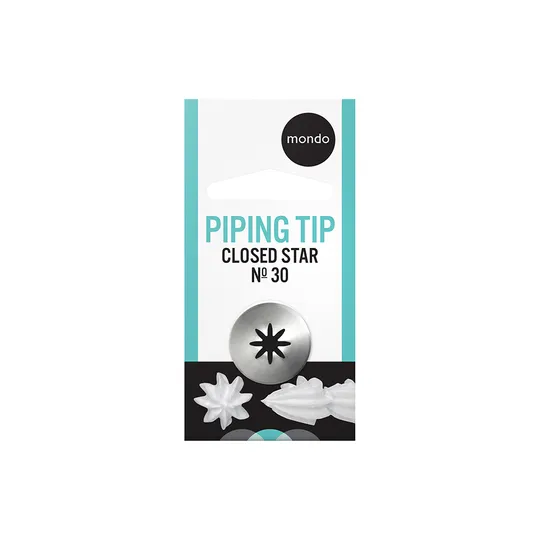 Piping Tip Closed star #30