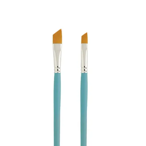 NYLON BRUSH SET | FILBERT TIP BRUSHES | 2 PIECE SET