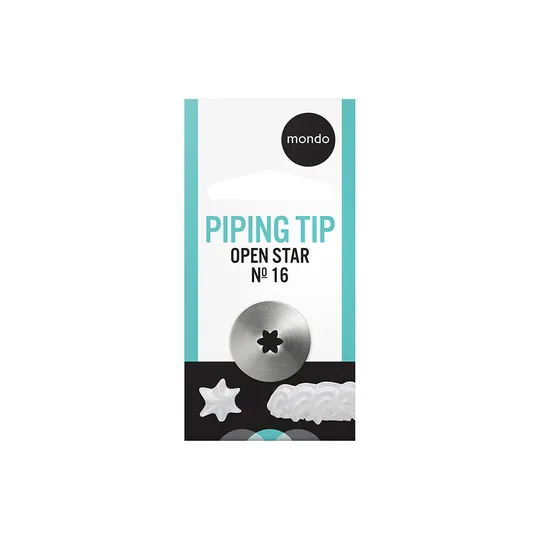 #16 Open Star Piping Tip