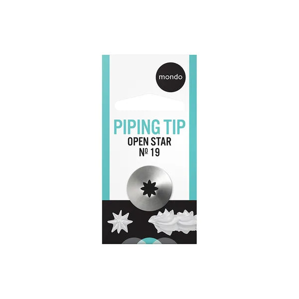 #19 Open Star Piping Tip