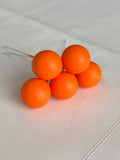 Bright Orange Deco Balls Each