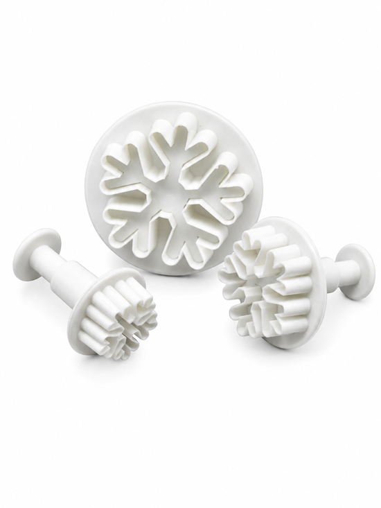 Snowflake plunger cutter 3pc set option 2
