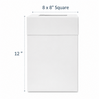 8 x 8 x 12 inch square cake box