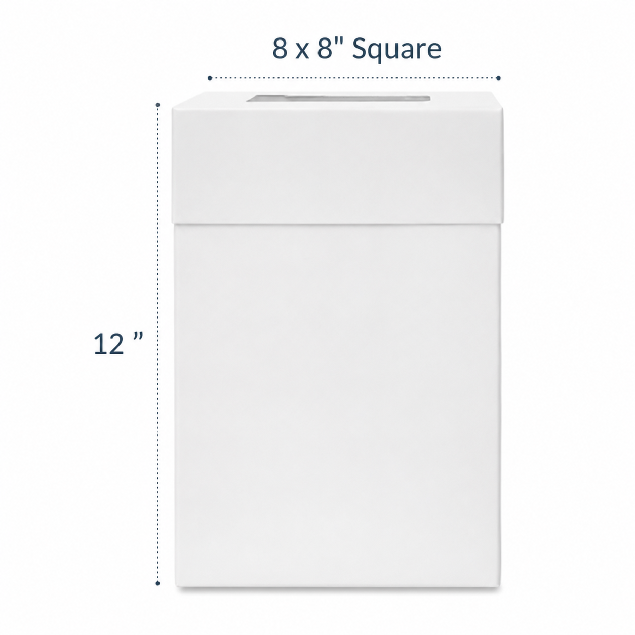 8 x 8 x 12 inch square cake box