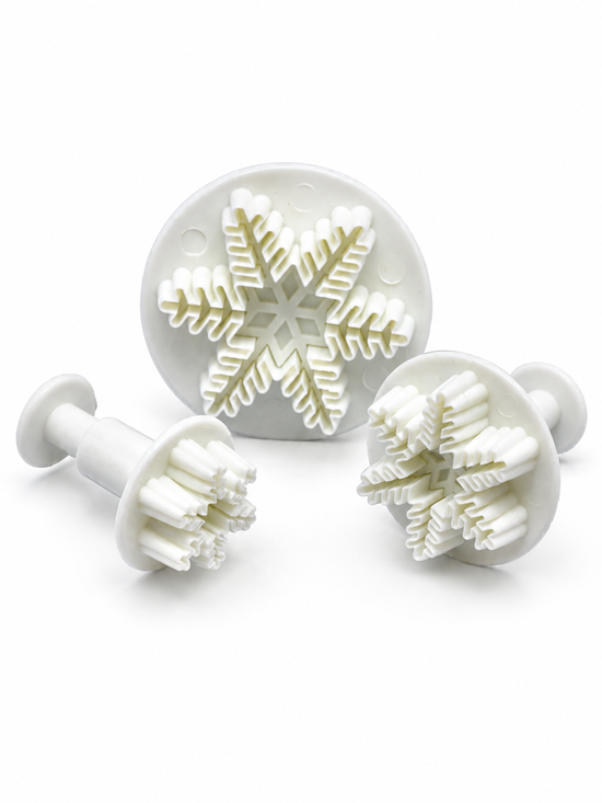Snowflake plunger cutter 3pc set