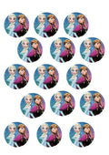 Custom Icing edible images 5cm diameter (15 circles)