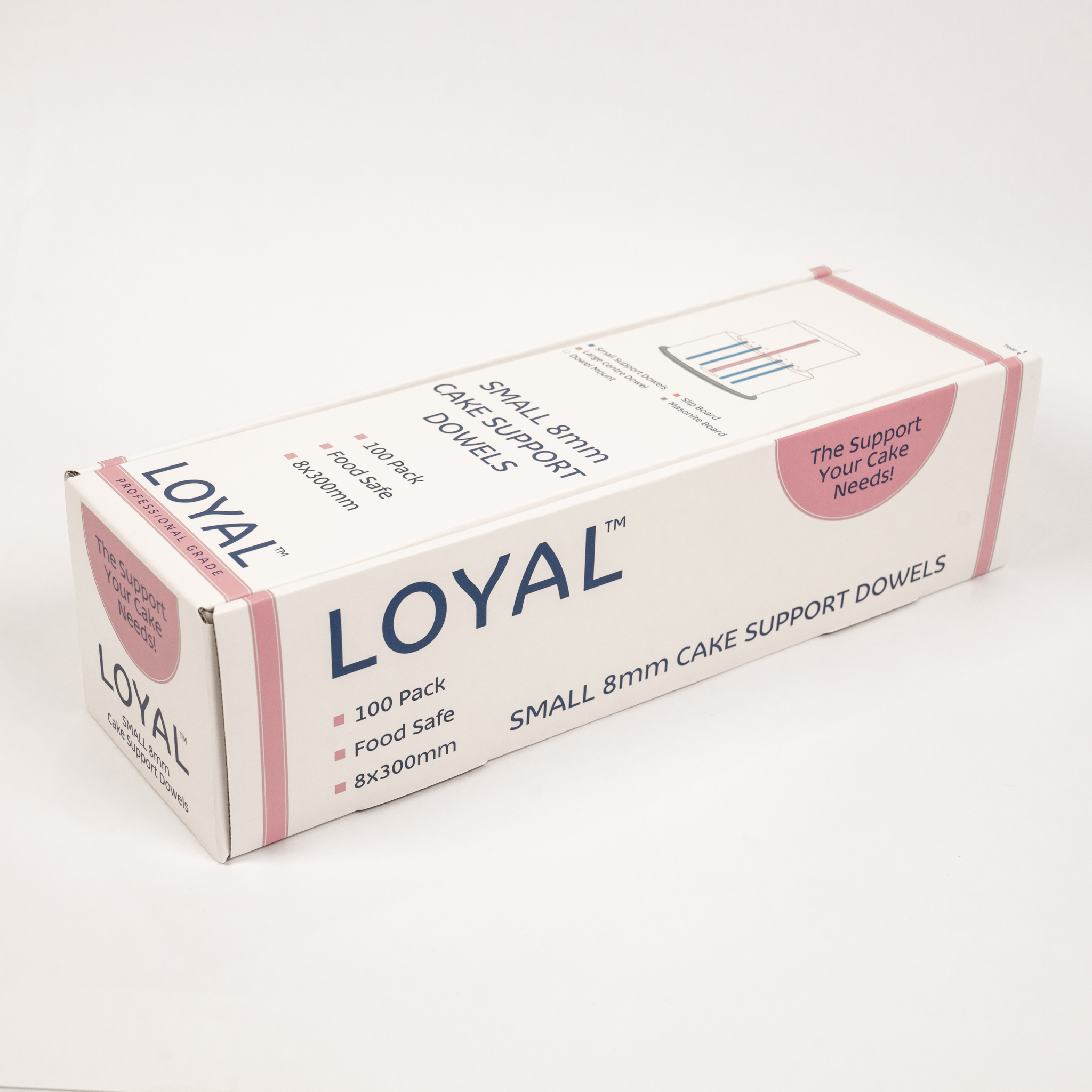 Cake Dowels Heavy Duty Small  (8x300mm)