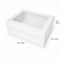 18 x 12 x 6 inch rectangle cake box