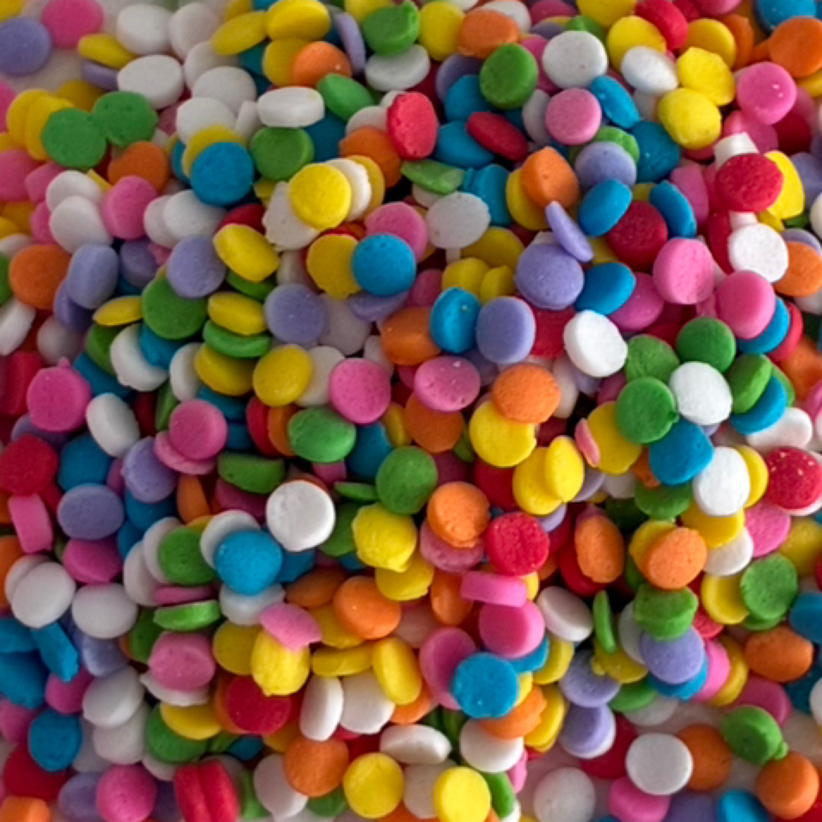 Mini Rainbow Confetti, Quins