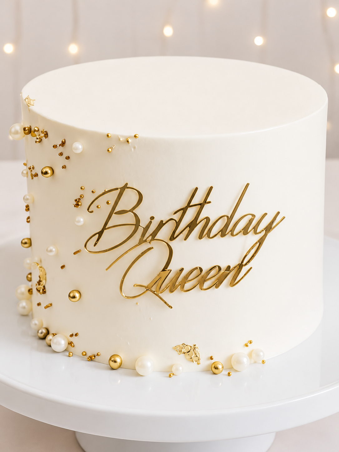 Birthday Queen cake charm