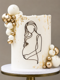 Pregnancy cake charm