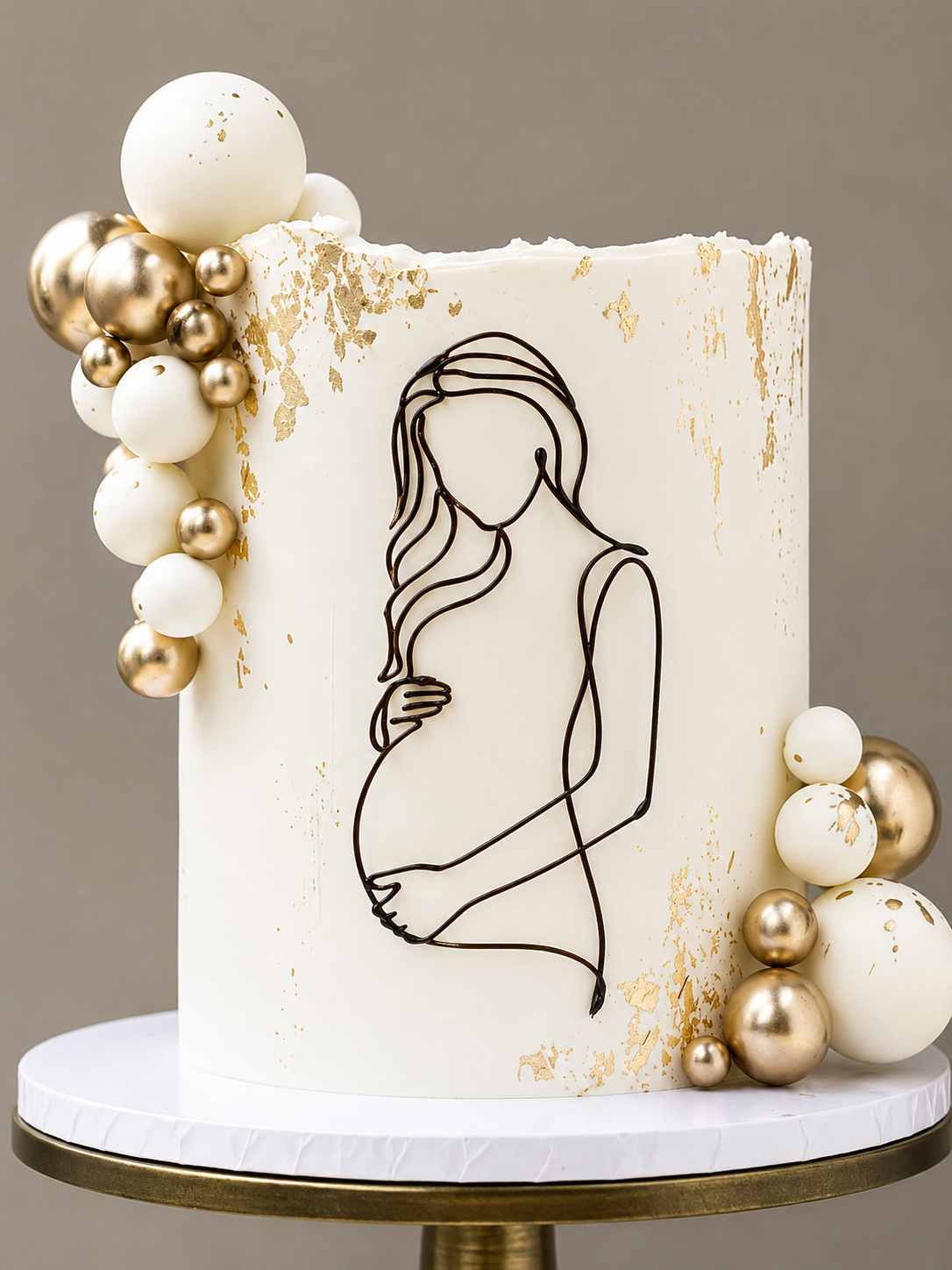 Pregnancy cake charm