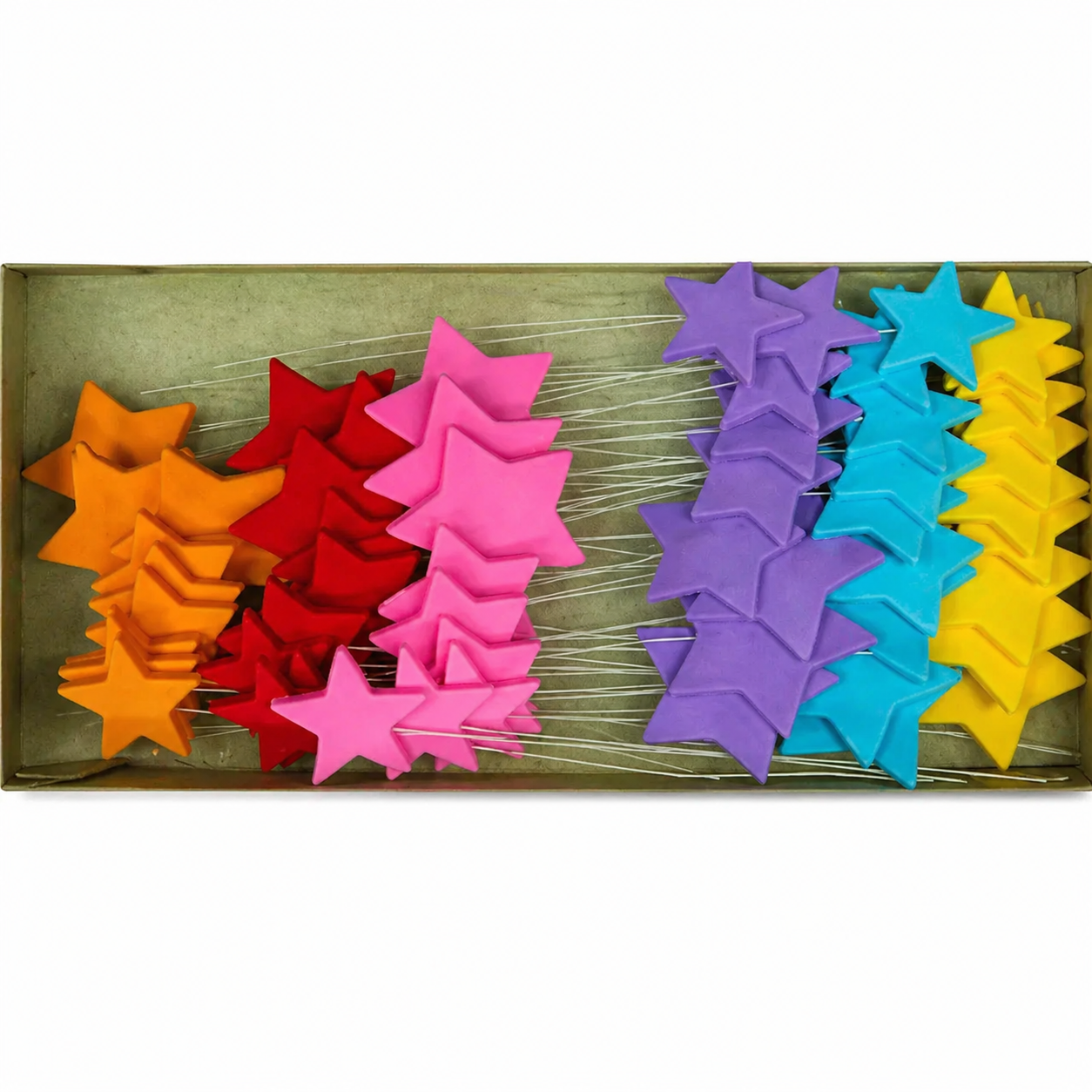 BRIGHT STARS ON WIRE | SUGAR DECORATIONS l