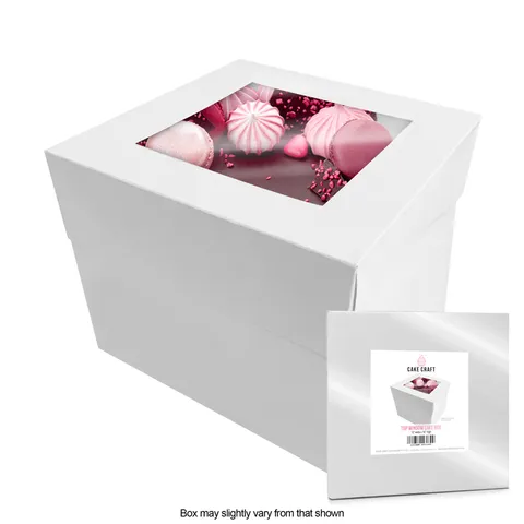 10 x 10 x 10 inch square cake box
