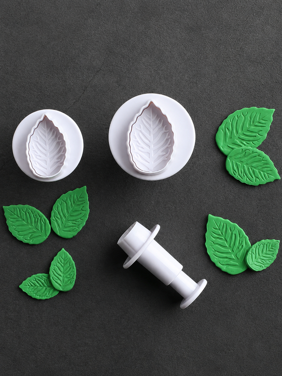 Leaf Plunger Stamp/Cutter 3 Pack