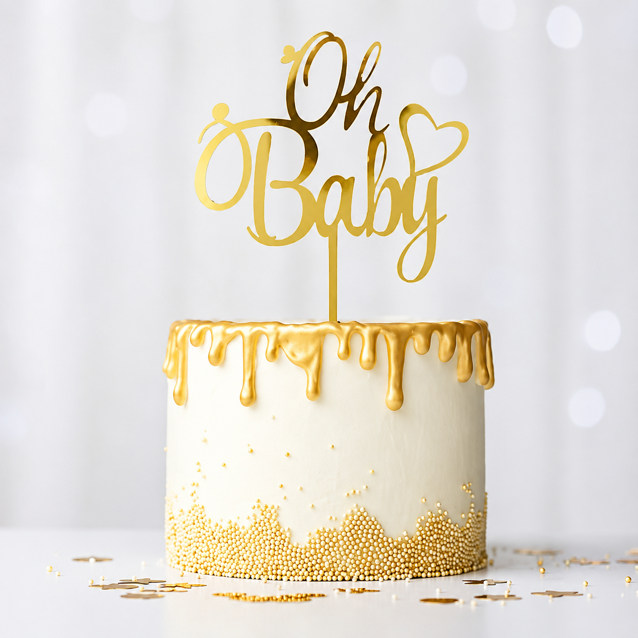 Oh Baby cake topper small
