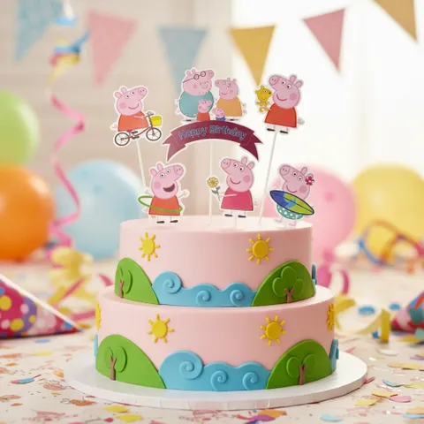 PEPPA PIG | TOPPER SET | 6 PC