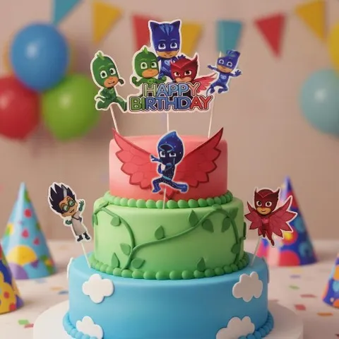 PJ MASKS | TOPPER SET | 6 PC