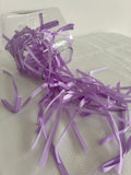 Purple vintage long ribbons