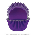 Purple Foil Cupcake Cases