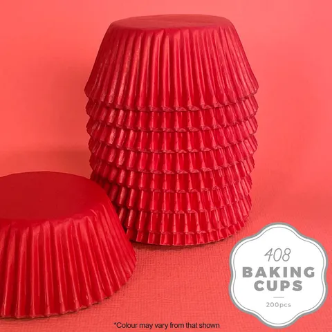 Red Cupcake Cases (408 size)