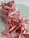 Blush pink vintage long ribbons