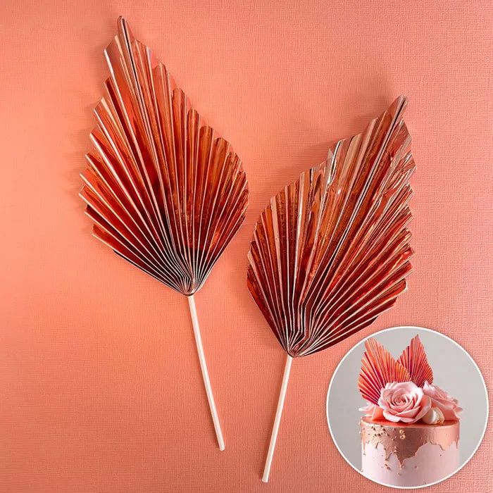 Rose GOld Deco fan topper 2 Pack