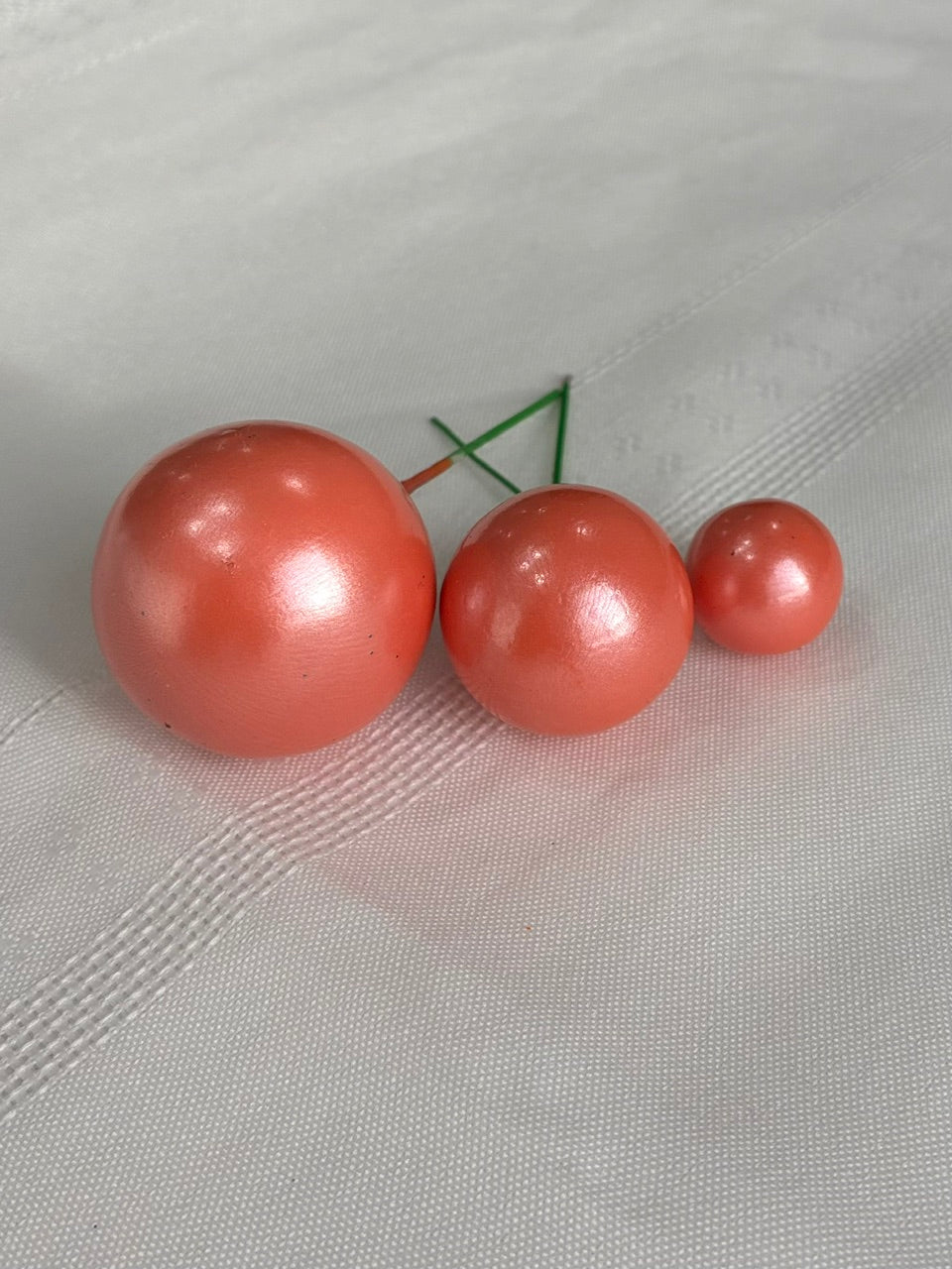 Rose Gold Deco Balls Each
