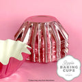 RIPPLE BAKING CUP | ROSE GOLD | 24 PACK