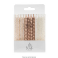 SPIRAL MIX | ROSE GOLD | 24 CANDLES