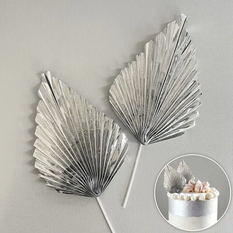 Silver Deco fan topper 2 Pack