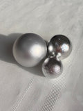 Mixed Silver Deco Balls 3 Pack