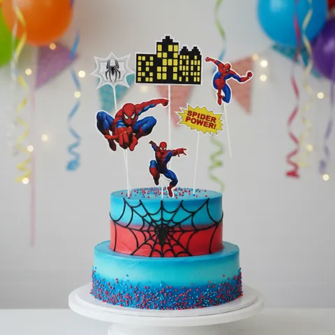 SPIDERMAN | TOPPER SET | 6 PC
