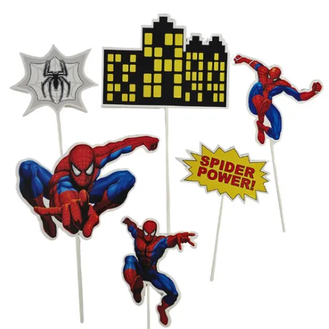 SPIDERMAN | TOPPER SET | 6 PC