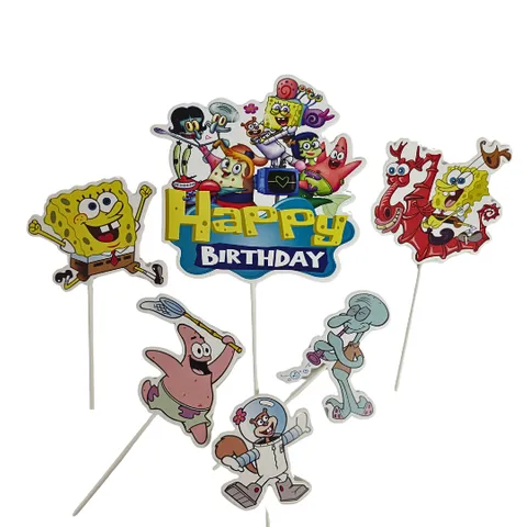 SPONGEBOB | TOPPER SET | 6 PC