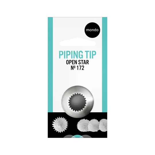 Open Star #172 Piping Tip MONDO