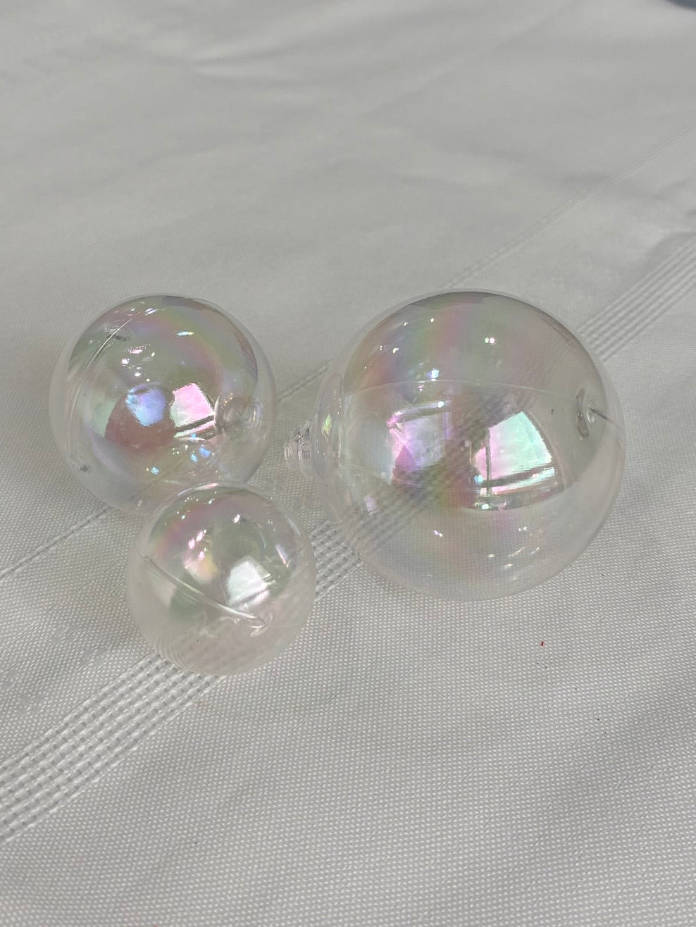 Translucent Clear Deco Balls Each