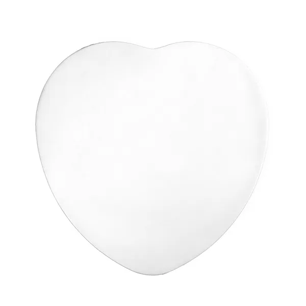 HEART CAKE BOARD 12IN WHITE - 3MM COMPRESSED - MONDO