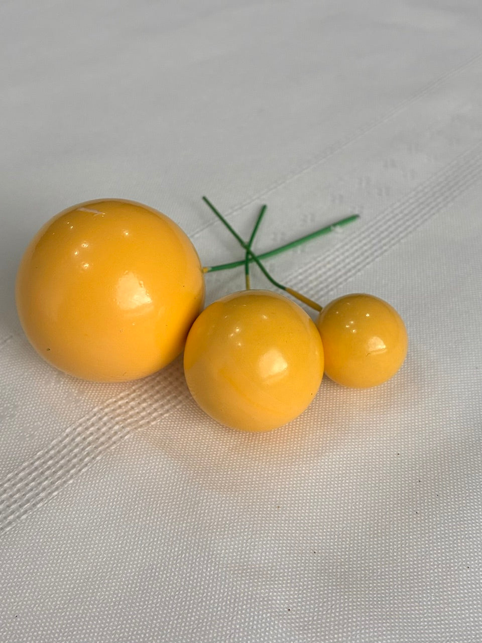 Yellow Deco Balls Each